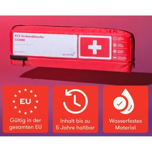 Produktbild für Erste-Hilfe-Tasche PURAHELP KFZ-Kombitasche