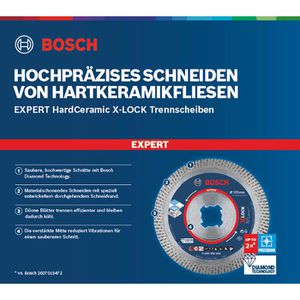 Produktbild für Trennscheibe Bosch Expert HardCeramic, X-Lock