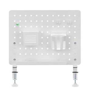 Produktbild für Tischtrennwand LogiLink Pegboard PB0104, weiß