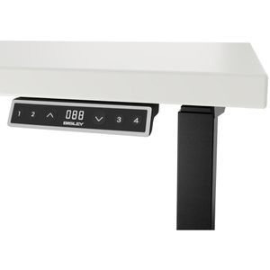Produktbild für Schreibtisch Bisley E-WonderTech, weiß / schwarz