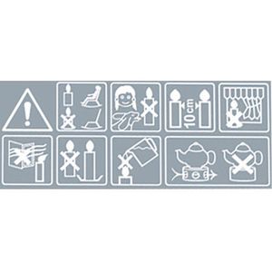 Produktbild für Teelichter Gala 030099001, weiß