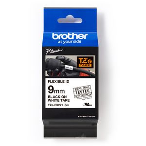 Produktbild für Schriftband Brother TZe-FX221, 9mm
