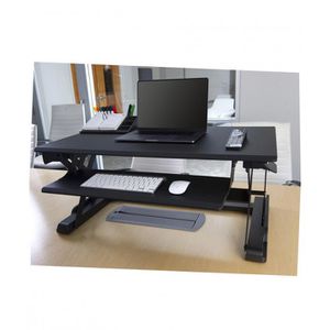 Produktbild für Schreibtischaufsatz Luxor DC-Premier-B , schwarz