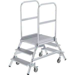 Podestleiter MUNK 50203, beidseitig begehbar