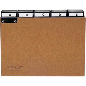 Karteikartenregister Durable 4245-11, A4 quer