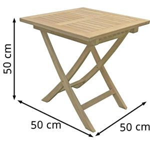 Produktbild für Beistelltisch Garden-Pleasure SOLO, beige, aus Massivholz