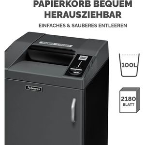 Produktbild für Aktenvernichter Fellowes 4617201 Fortishred 3250HS, mit Rollen