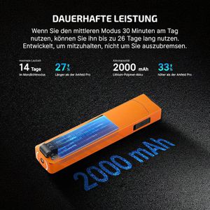 Produktbild für Taschenlampe Olight Arkpro, LED, aufladbar
