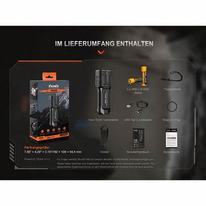 Produktbild für Taschenlampe Fenix TK28R, LED, aufladbar