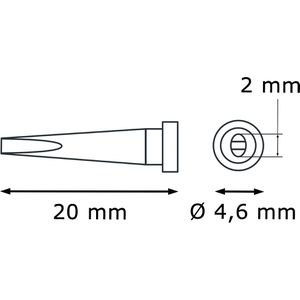 Produktbild für Lötspitze Weller T0054441499, LT-L