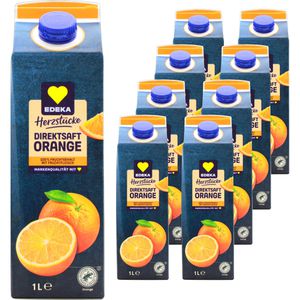 Produktbild für Saft Edeka Herzstücke Orange Direktsaft ohne Zuckerzusatz