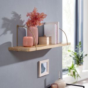 Produktbild für Wandregal Wohnling WL6.596, braun