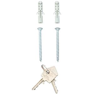 Produktbild für Briefkasten Burg-Wächter Piano 886 R, rot, aus Kunststoff