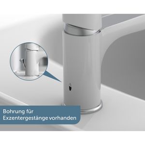 Produktbild für Waschtischarmatur Schütte Alaska, weiß