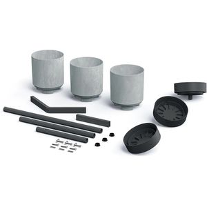 Produktbild für Blumenständer Prosperplast Bloomie, schwarz/beton