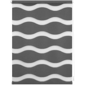 Rollo Lichtblick Welle, Klemmfix, anthrazit