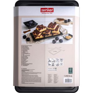 Produktbild für Backblech Zenker Black Metallic Pflaumenkuchen, aus Stahlblech