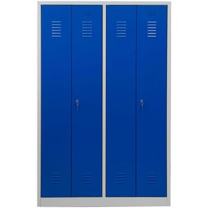 Produktbild für Spind G-Office WRC/4.18117.V2, Doppelspind, blau