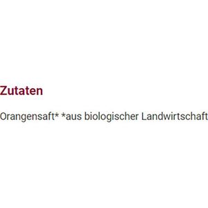 Produktbild für Saft Alnatura Orange, Direktsaft ohne Zuckerzusatz, BIO