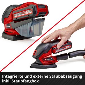 Produktbild für Schwingschleifer Einhell TE-OS18/150 Li Solo, Akku