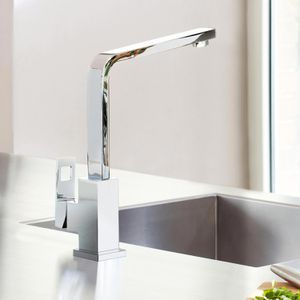 Produktbild für Küchenarmatur GROHE Eurcocube 31255000, chrom