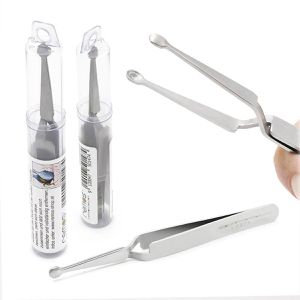 Produktbild für Zeckenzange REMOS Löffelform, 7371E