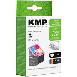 Produktbild für Tinte KMP H48 für HP 901, CC656AE
