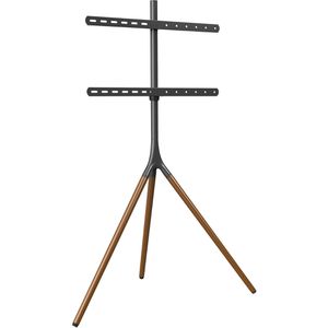 Produktbild für TV-Ständer myWall HT22L, Nussbaum/schwarz, Metall &amp; Holz