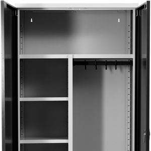 Produktbild für Mehrzweckschrank G-Office UNC.19/N, abschließbar, anthrazit