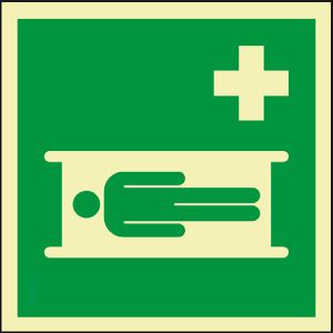 Hinweisschild Abtec ISO 7010 E013, Kunststoff
