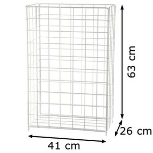 Produktbild für Abfallkorb Fripa 2340014, weiß