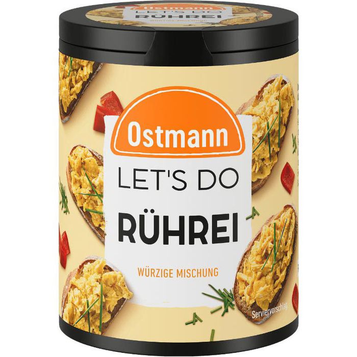 Ostmann Gewürzmischung Lets's Do Rührei, für Eiergerichte, vegan, in Dose, 75 g – Böttcher AG