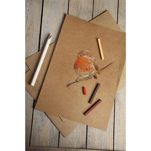 Produktbild für Kraftpapier Clairefontaine 975008C, braun, A3