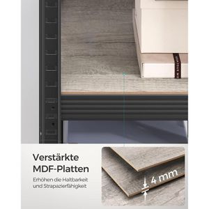 Produktbild für Schwerlastregal Songmics 5 Holzböden
