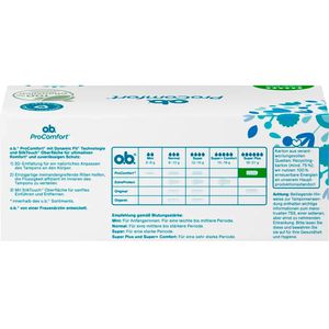 Produktbild für Tampons o.b. ProComfort