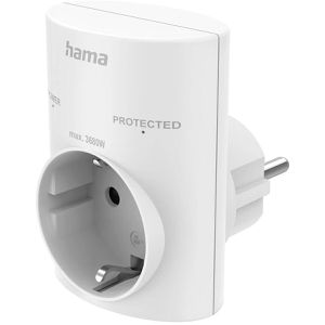 Steckdosenadapter Hama 00223324, weiß