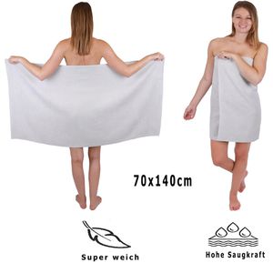 Produktbild für Handtuch Betz Berlin Set, silbergrau, 100% Baumwolle, 400 g/m²