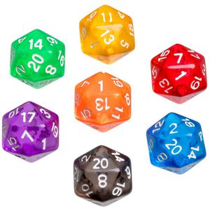 Würfel Philos 7560, transparent, bunt