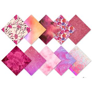 Transferfolie craftcut 40511 Ink Transfer-Sheet Pink Flower