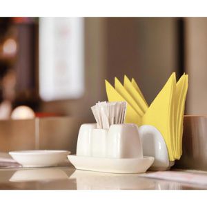 Produktbild für Servietten Papstar 82569, gelb