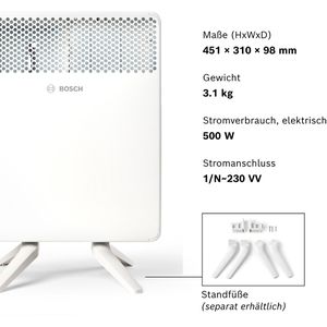Produktbild für Konvektorheizung Bosch Heat Convector 4000-5, weiß