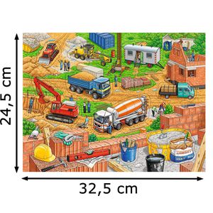 Produktbild für Puzzle Ravensburger 06058, Arbeit auf der Baustelle