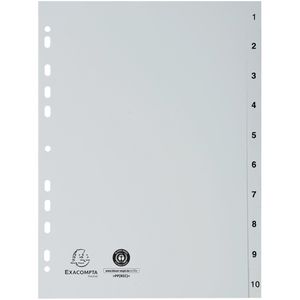 Register Exacompta 1710E, A4, 1-10