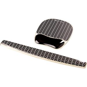 Produktbild für Handballenauflage Fellowes 9653601, Zickzack Motiv