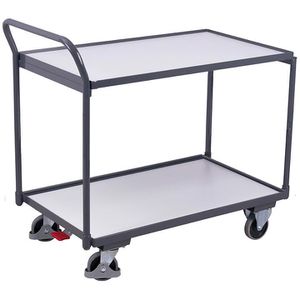 Produktbild für Tischwagen VARIOfit sw-600.557, ESD, Metall &amp; Holz