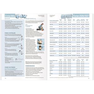 Produktbild für Schülerkalender Häfft Planer Dark Bloom, Schuljahr 2026/2027