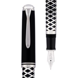 Produktbild für Füller Pelikan Souverän M805 Metal Sleeve, Feder F