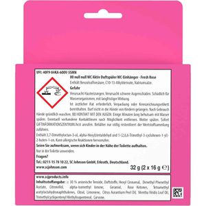 Produktbild für WC-Duftspüler 00 Aktiv, Fresh Rose