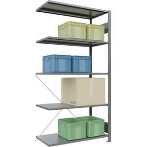 Anbauregal Schulte 12755, 5 Metallböden