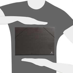Produktbild für Zeichenmappe Clairefontaine 44700C Kraft, schwarz